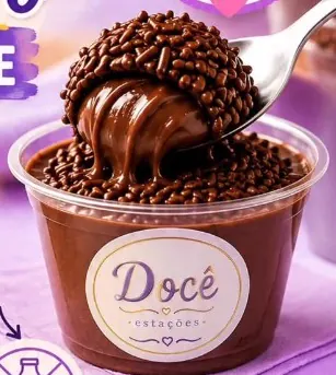 Brigadeiro sem lactose Docê Estações